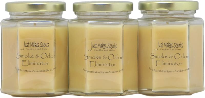 Odor Eliminator Soy Candle Trio - Natural Scented Home Candles