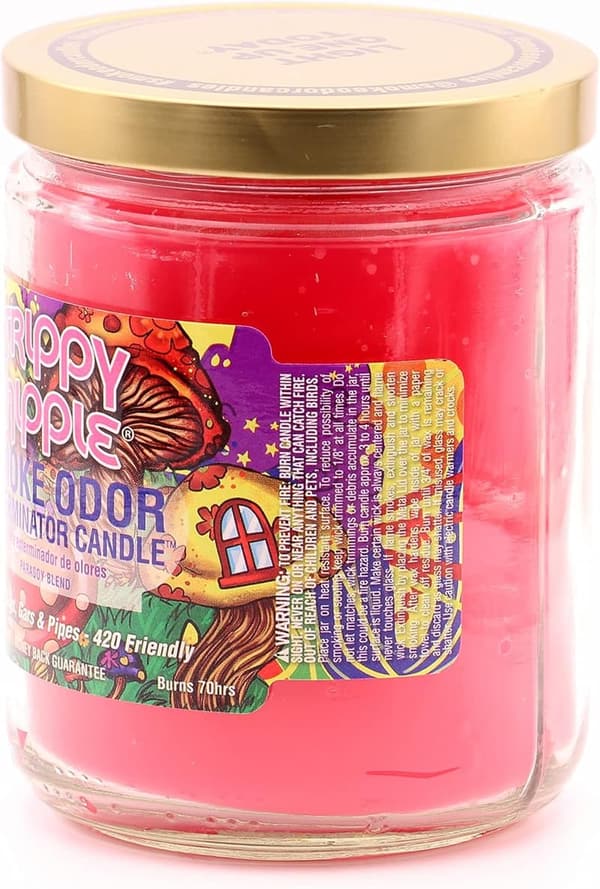 Smoke Odor Exterminator Candle - Trippy Hippie, 13 oz, 2-Pack