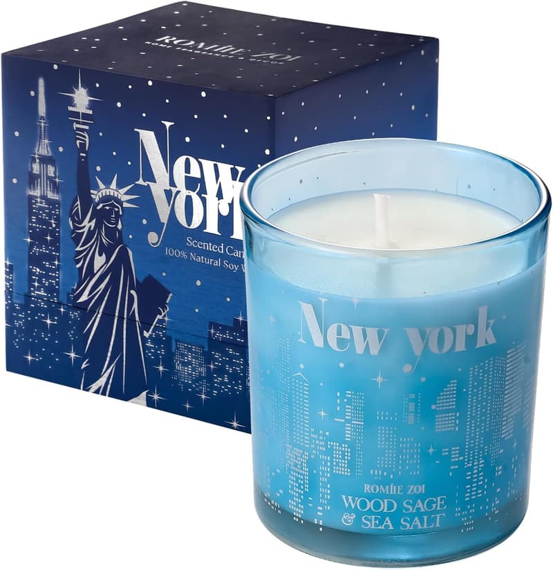 New York City Wood Sage & Sea Salt Aromatherapy Candle - 6oz
