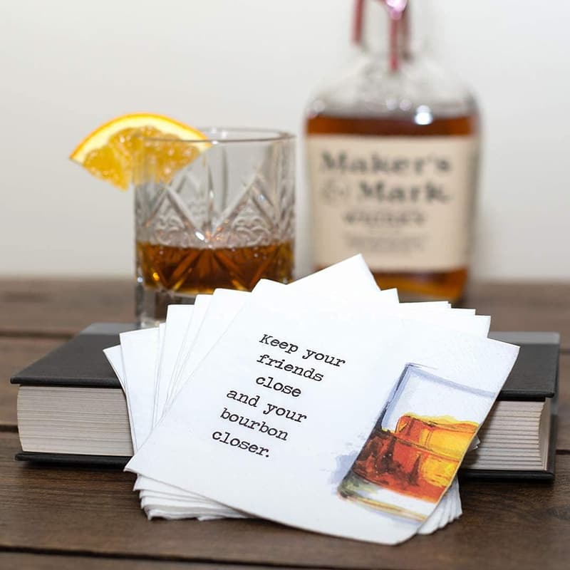 Bourbon Cocktail Napkins - 