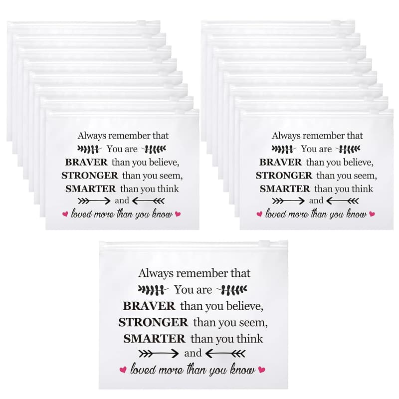 Inspirational Makeup Bag Set for Women - 50 Pcs Gifts