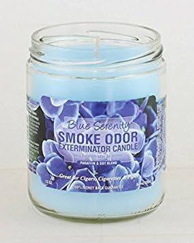 Blue Serenity Smoke Odor Exterminator Candle, 13oz