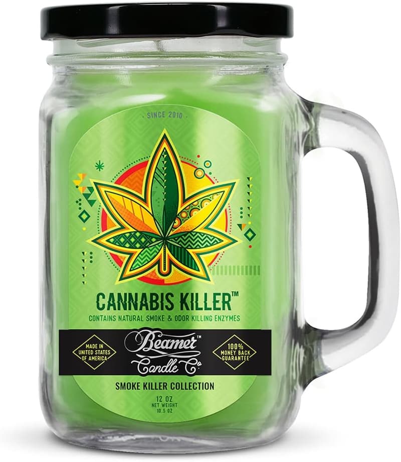 Canna Killer Herbal Citrus Candle - 12oz Mason Jar