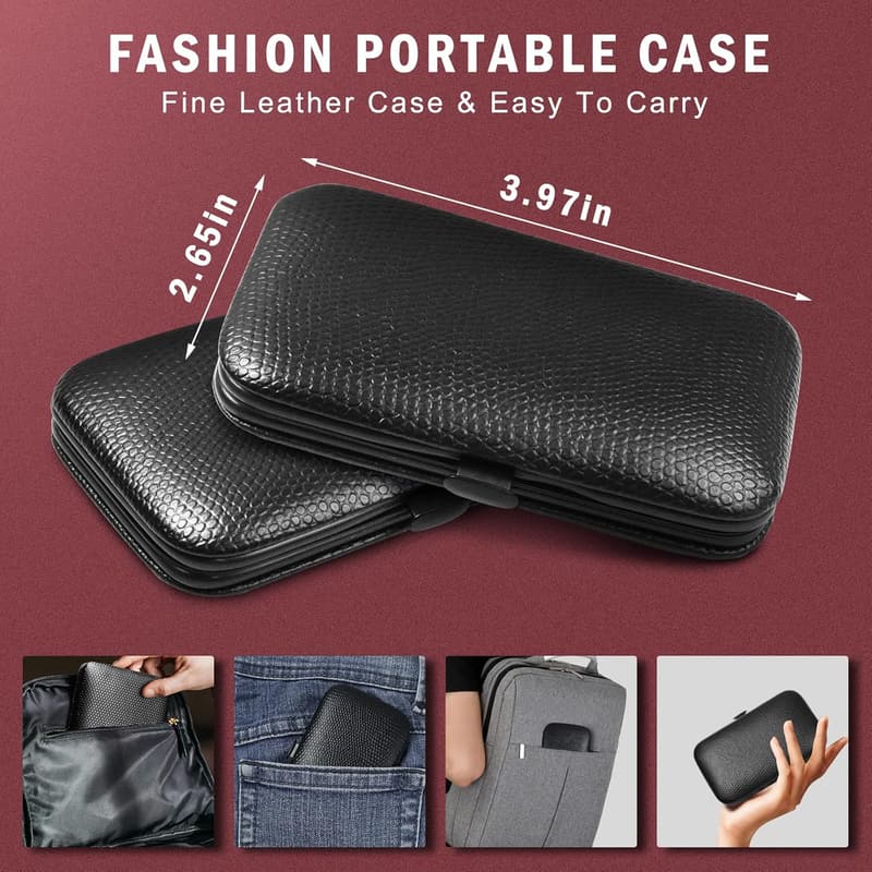 Premium Stainless Steel Nail Care Set for Men & Women - 8 PCS