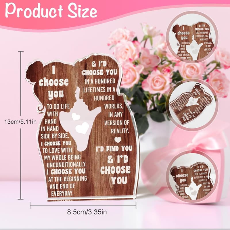Anniversary Acrylic Sign for Couples - 