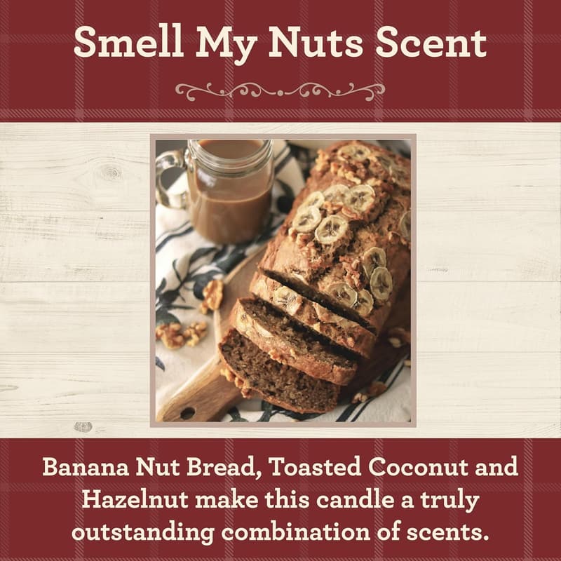 13 oz Scented Candle in Mason Jar - Smell My Nuts