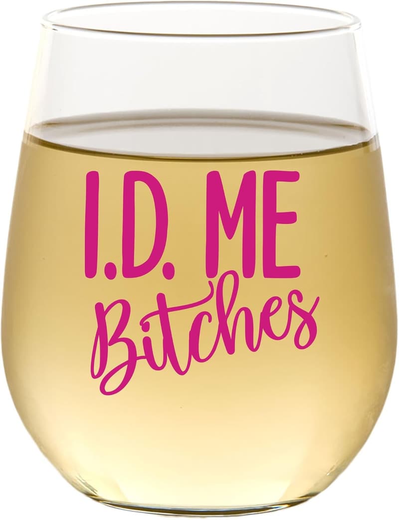 21st Birthday Wine Glass for Her - 15 oz, Made in USA