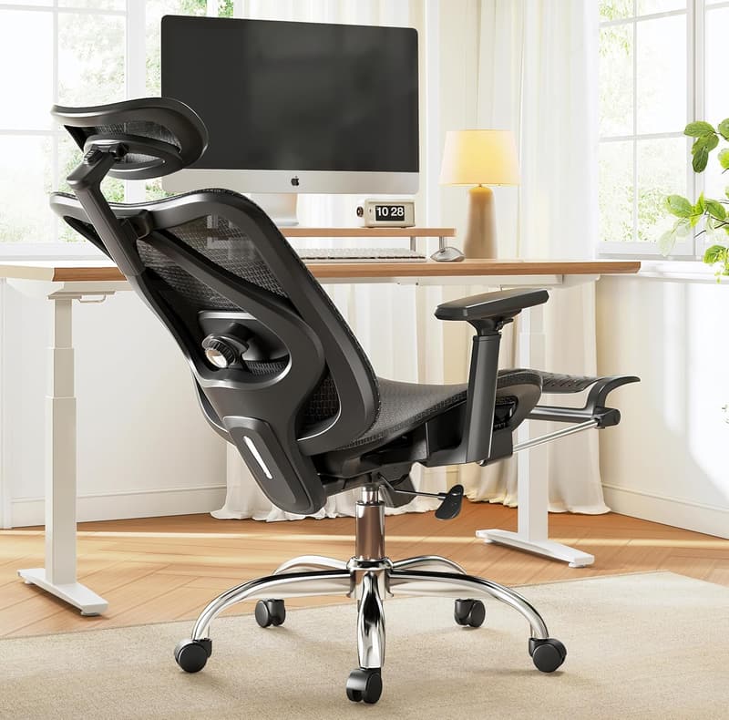 Ergonomic Mesh Office Chair with Adjustable Lumbar Support