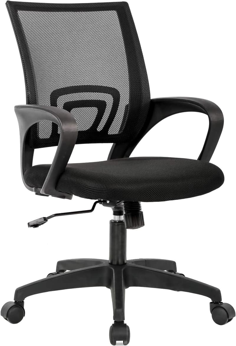 Ergonomic Mesh Office Chair with Lumbar Support for Adults