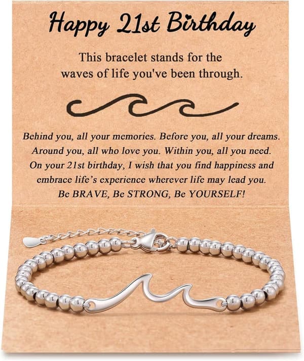 Birthday Bracelet for Women - Through The Waves of Life