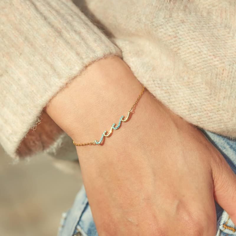 Birthday Wave Bracelet for Women - Perfect Gift for Mom & Friends