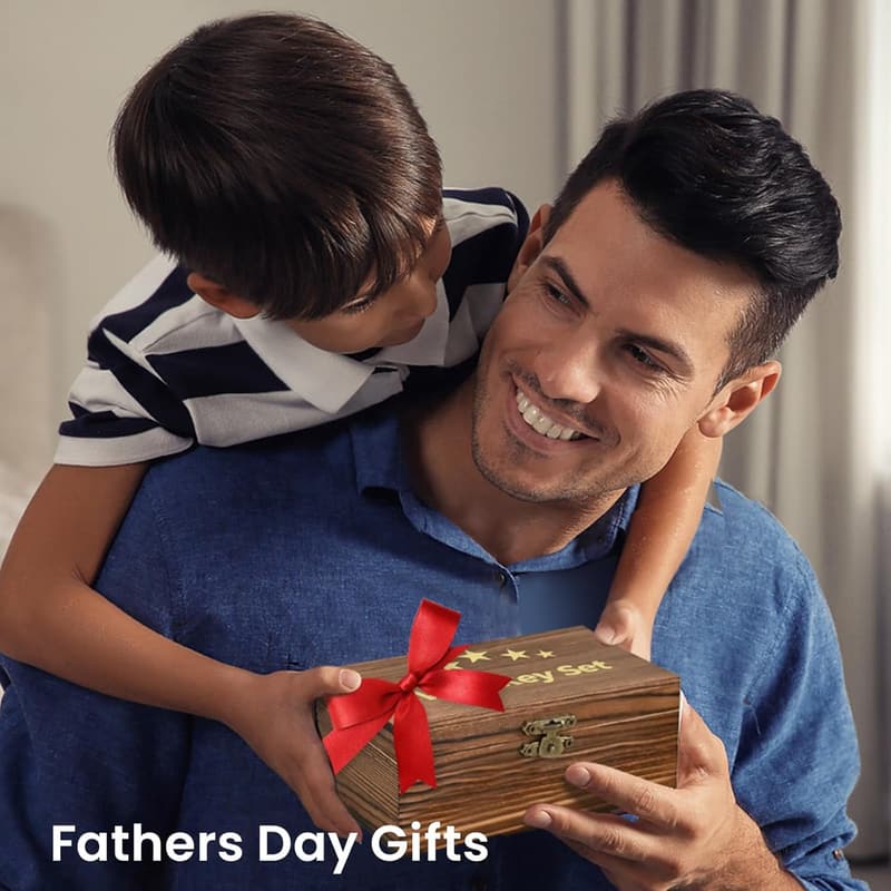 Father's Day Whiskey Stones Gift Set for Men