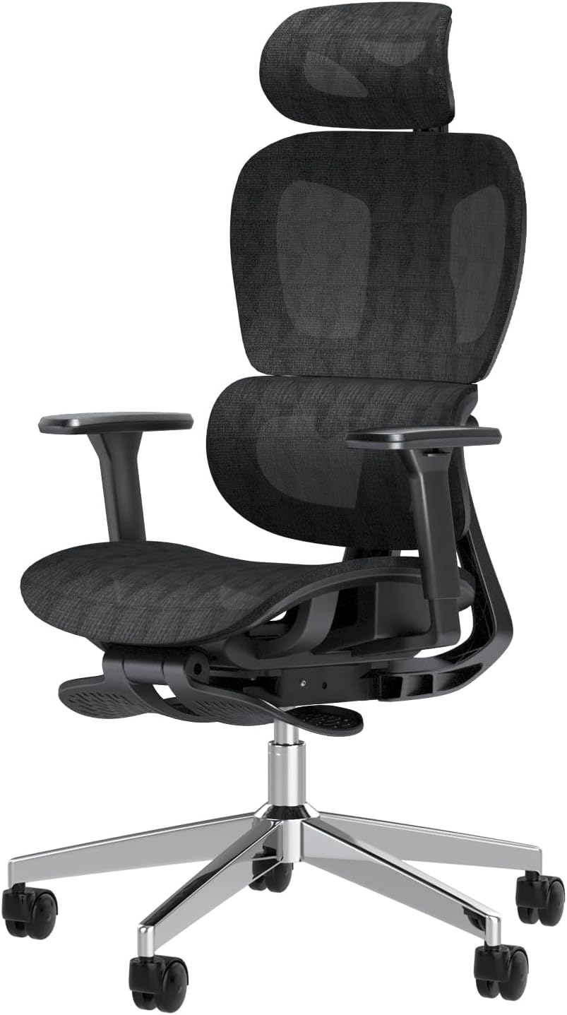 Ergonomic High-Back Mesh Office Chair with 3D Armrests