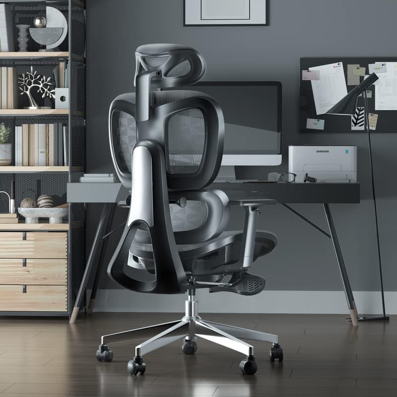Ergonomic High-Back Mesh Office Chair with 3D Armrests