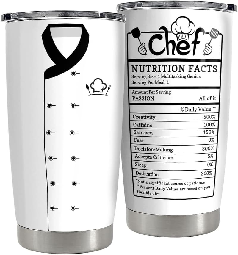 Chef-Approved 20oz Stainless Steel Travel Tumbler for Birthdays