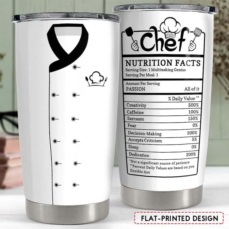 Chef-Approved 20oz Stainless Steel Travel Tumbler for Birthdays