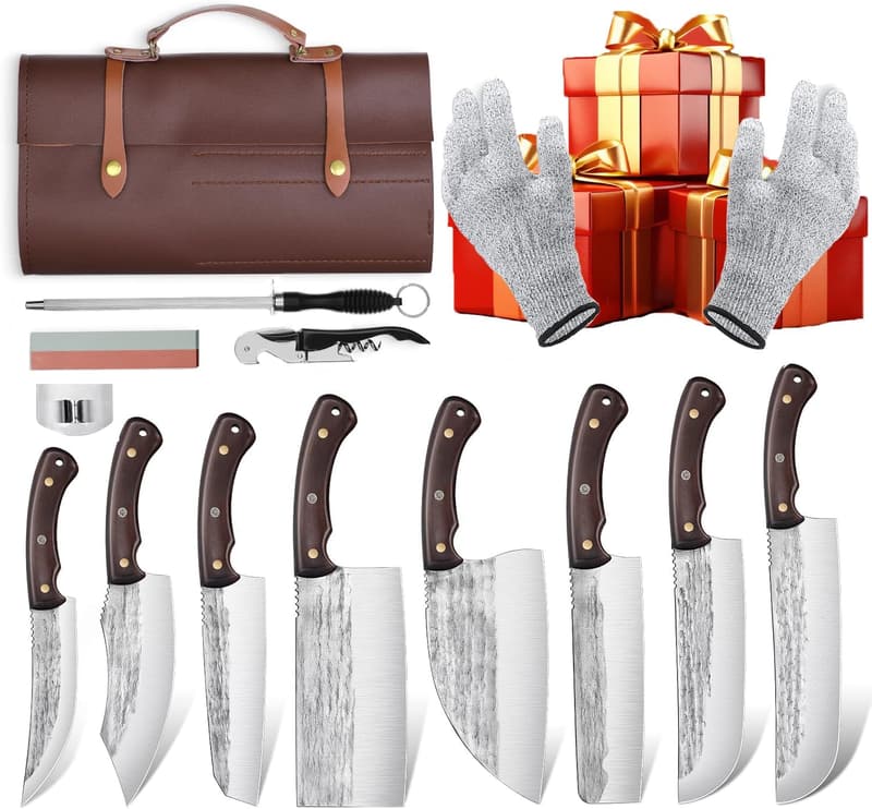 Father's Day Premium 14PCS Japanese Butcher Knife Set