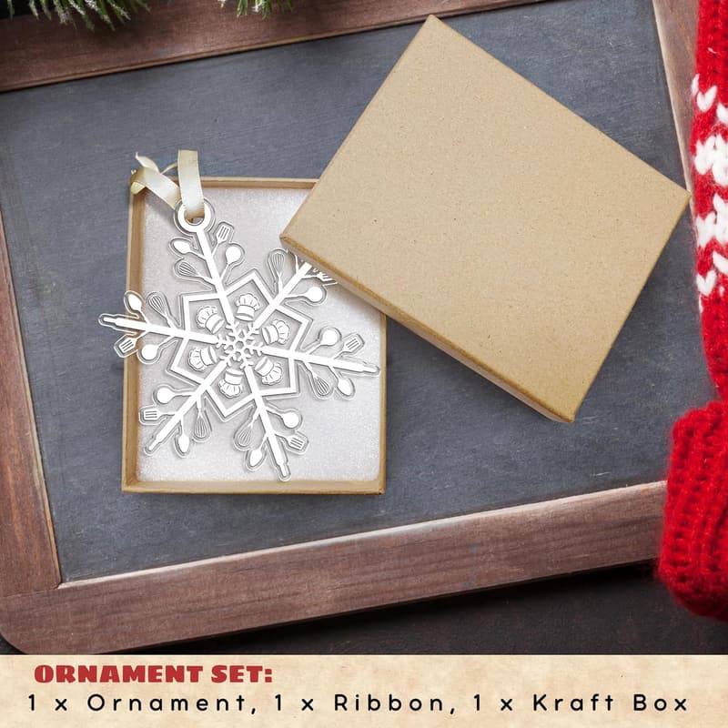 Chef Themed Acrylic Ornaments for Christmas Tree