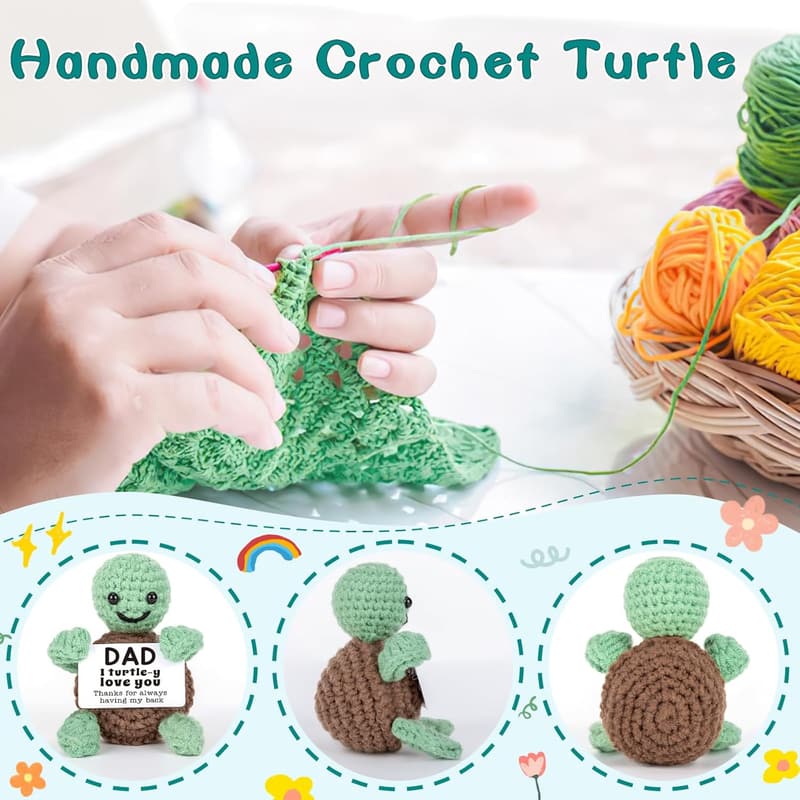 Handmade Mini Turtle - Emotional Father's Day Gift from Kids