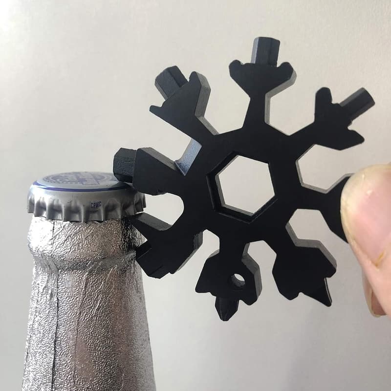 18-in-1 Stainless Steel Snowflake Multi-Tool for Christmas