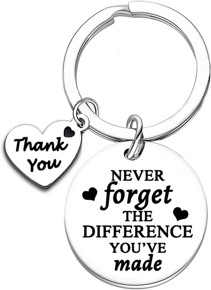 Thank You Keychain for Women – Retirement Appreciation Gift