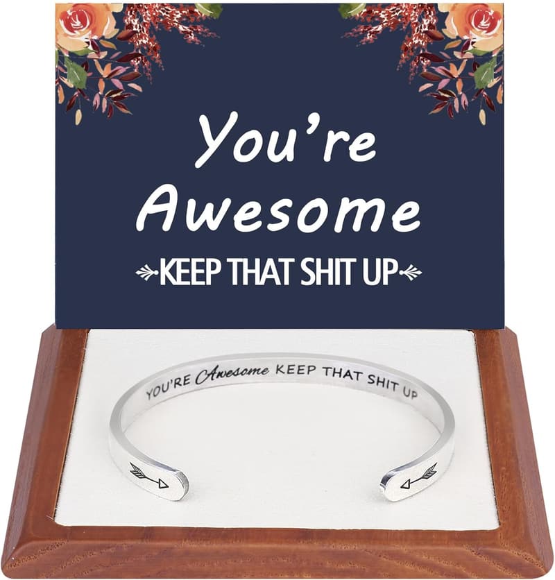Hidden Message Bracelet - Meaningful Gift for Women and Friends