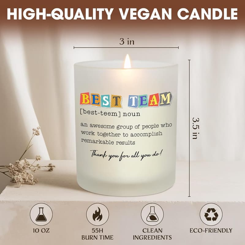 Birthday Scented Candle Gift - Vanilla Lavender, 10 oz