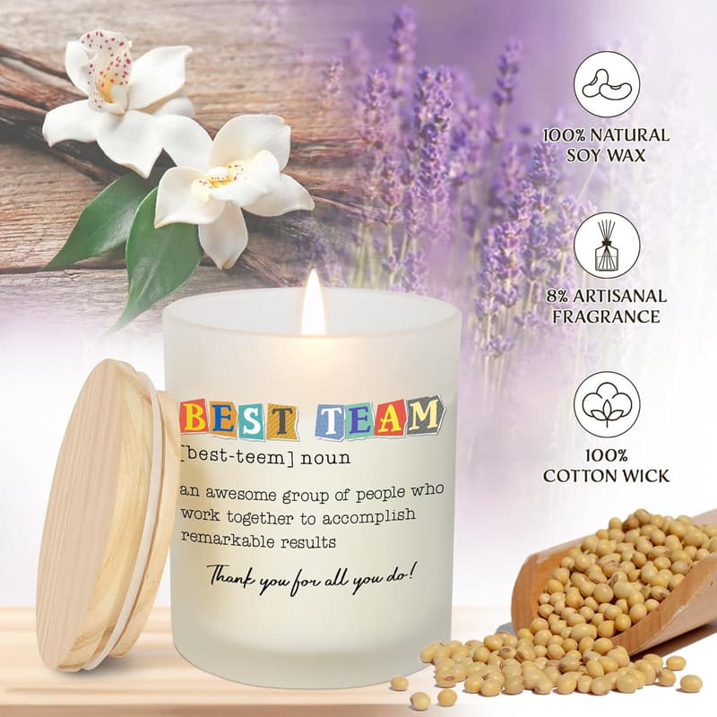 Birthday Scented Candle Gift - Vanilla Lavender, 10 oz