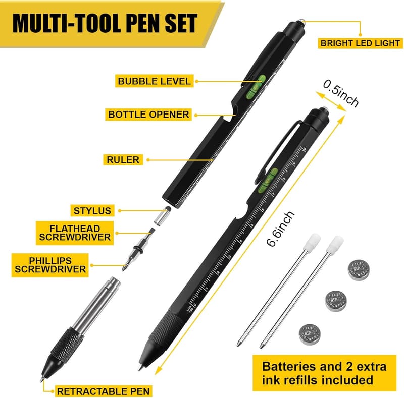 Father's Day 9-in-1 Multitool Pen Set for Him