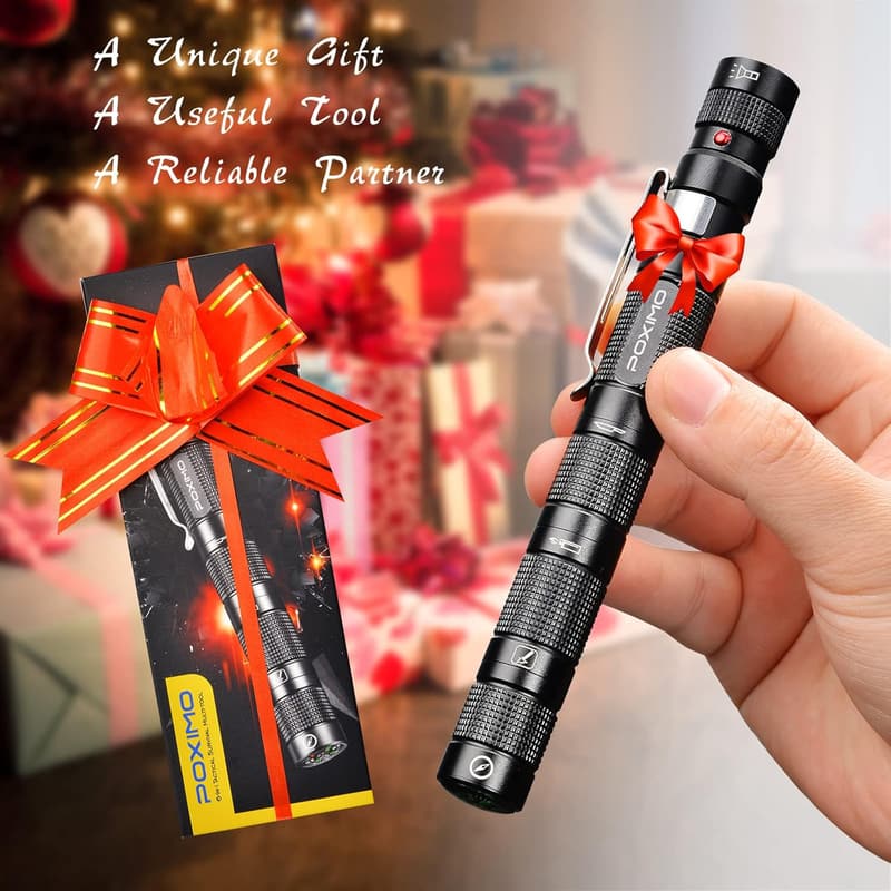5-in-1 Tactical EDC Multitool with Flashlight & Cutter, Birthday Gift for Men