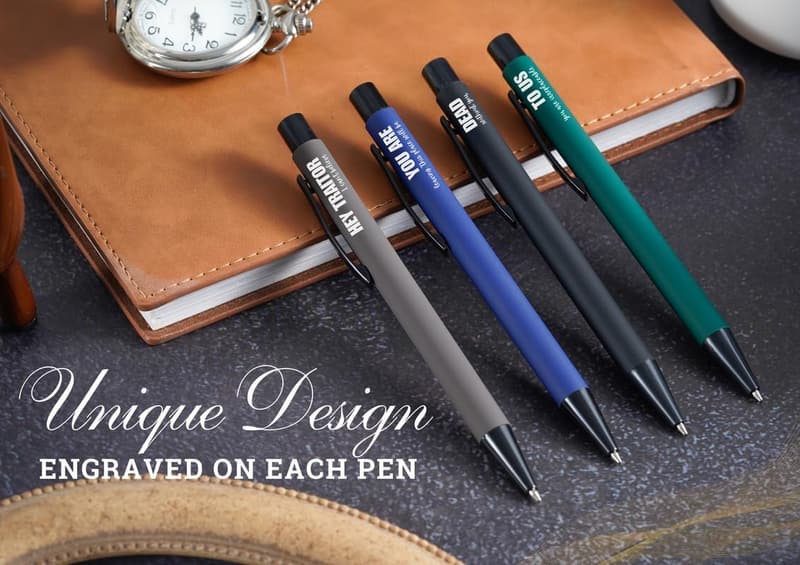 Coworker Farewell Ballpoint Pen Set of 4 - Funny Gifts