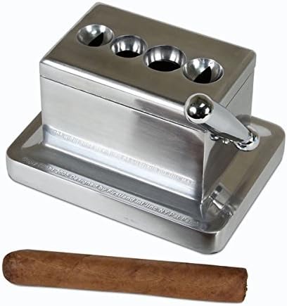 Cigar Cutter for 52-60 Ring Gauge, Brushed Finish