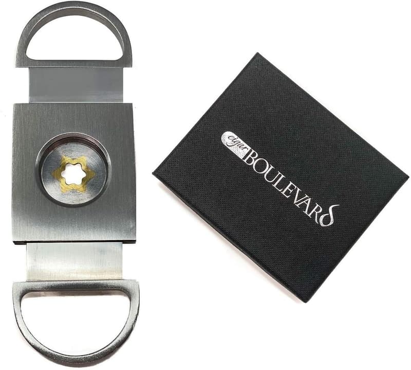 Cigar Cutter - 20-Count Stainless Steel Model