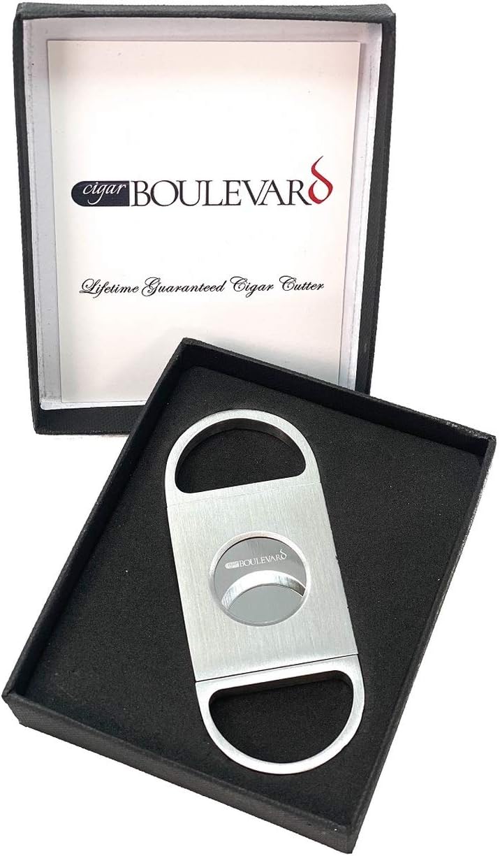 Cigar Cutter - 20-Count Stainless Steel Model