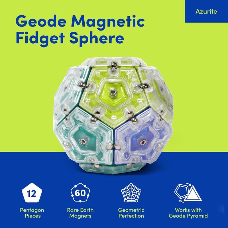 Geode Magnetic Fidget Toy for Stress Relief - Adults & Teens