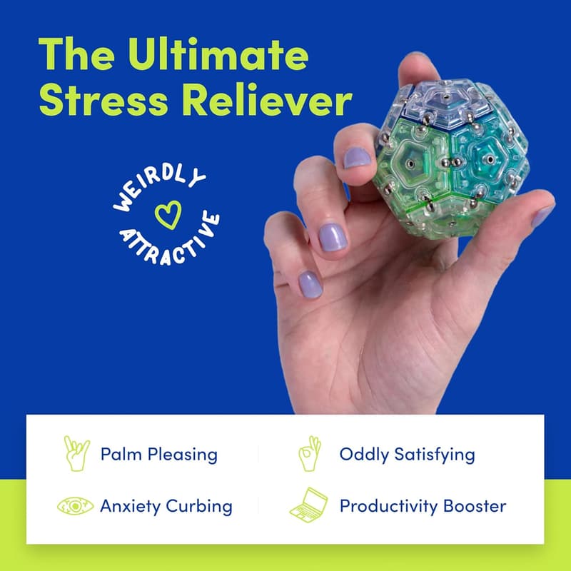 Geode Magnetic Fidget Toy for Stress Relief - Adults & Teens