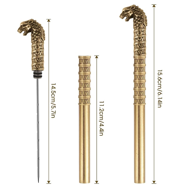 Cigar Draw Enhancer Tool - Stainless Steel Precision Needle