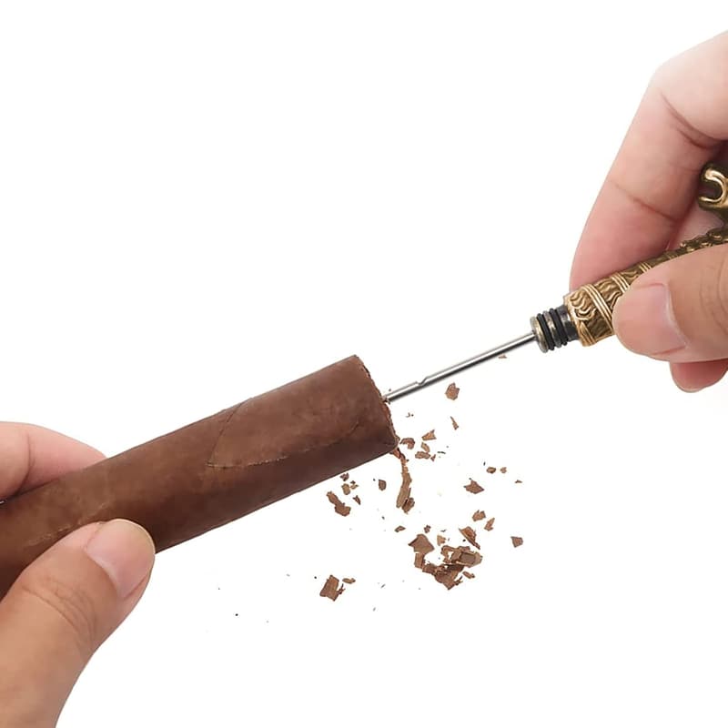 Cigar Draw Enhancer Tool - Stainless Steel Precision Needle