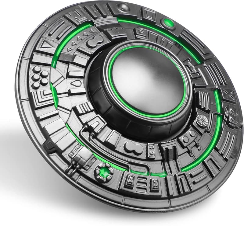 Luminous UFO Metal Fidget Spinner for Kids & Adults