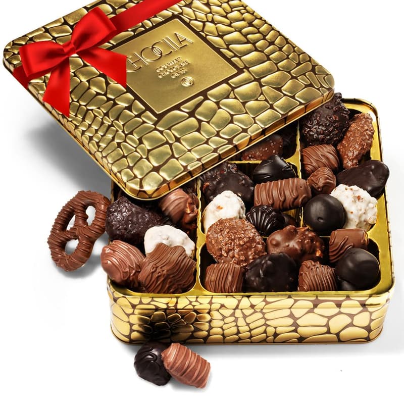 Father's Day Gourmet Chocolate Gift Basket - Variety Treats