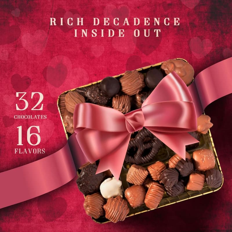 Father's Day Gourmet Chocolate Gift Basket - Variety Treats