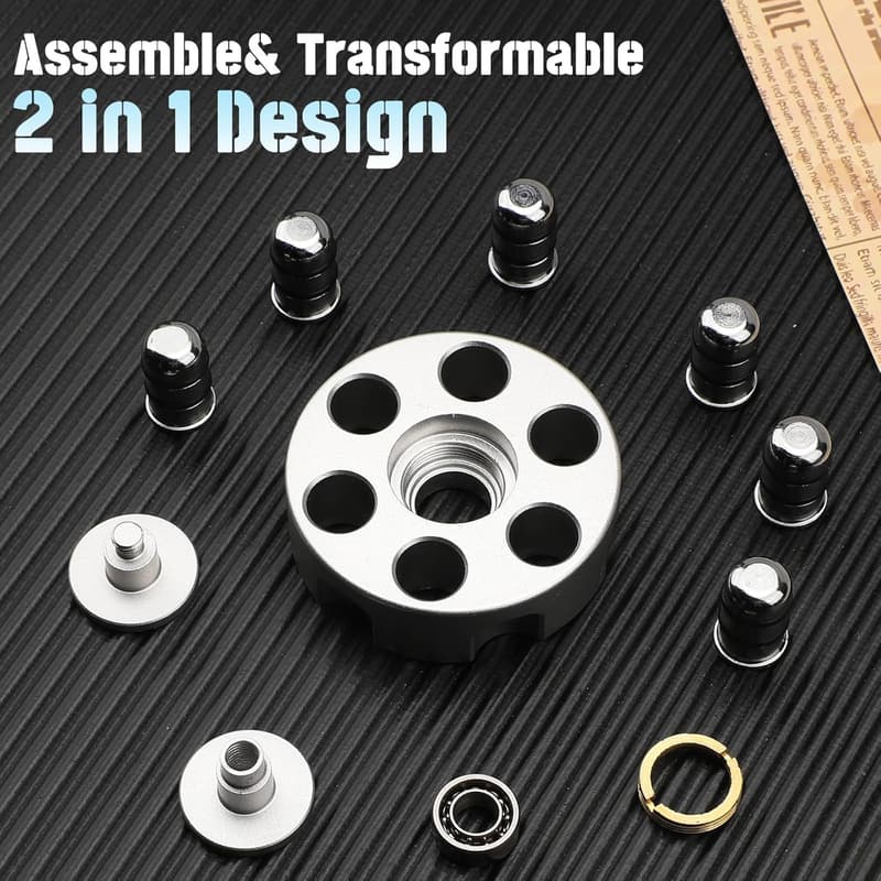 Metal Fidget Spinner Toy for Kids & Adults - Sensory Gadget