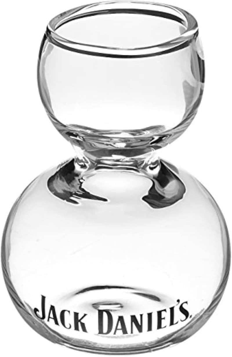 Jack Daniels Licensed Clear Glass Jigger - Barware Essential