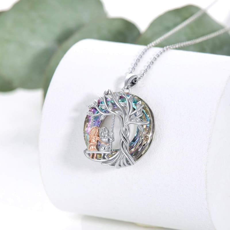 Sister Birthday Gift - 925 Sterling Silver Tree of Life Necklace