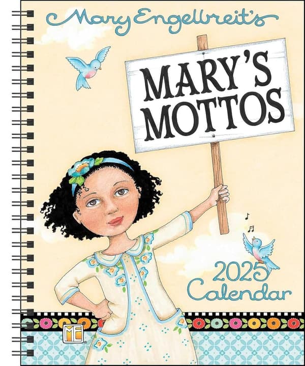2025 Monthly/Weekly Planner Calendar by Mary Engelbreit