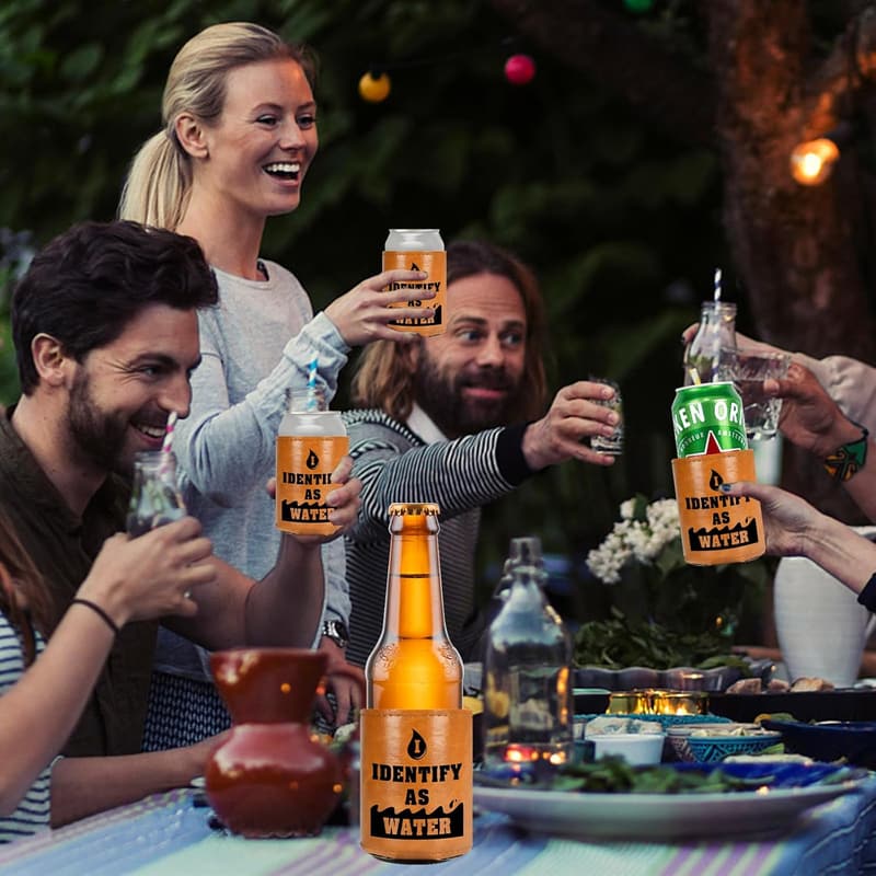 Funny Leather Can Cooler for Dad - Perfect for Father's Day