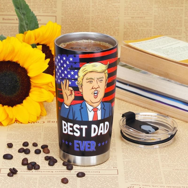 Best Dad Ever 20 oz Coffee Tumbler - Father's Day Gift