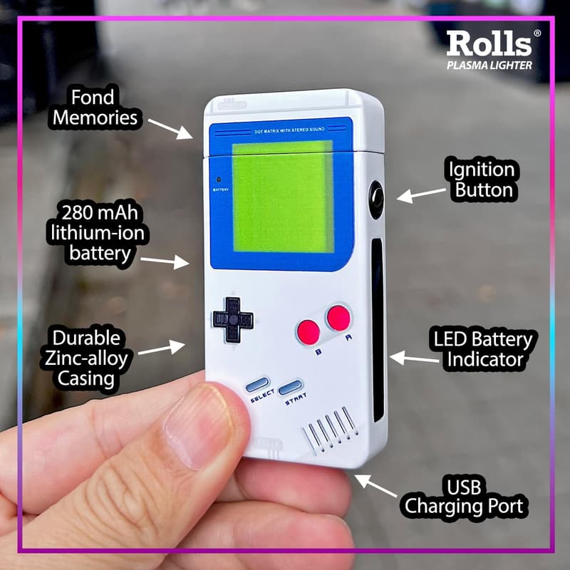 Retro Gamer Electric Lighter - Unique Birthday Gift for Men