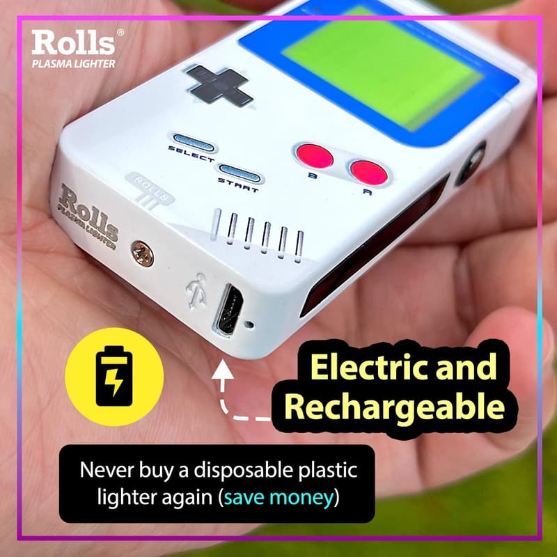 Retro Gamer Electric Lighter - Unique Birthday Gift for Men