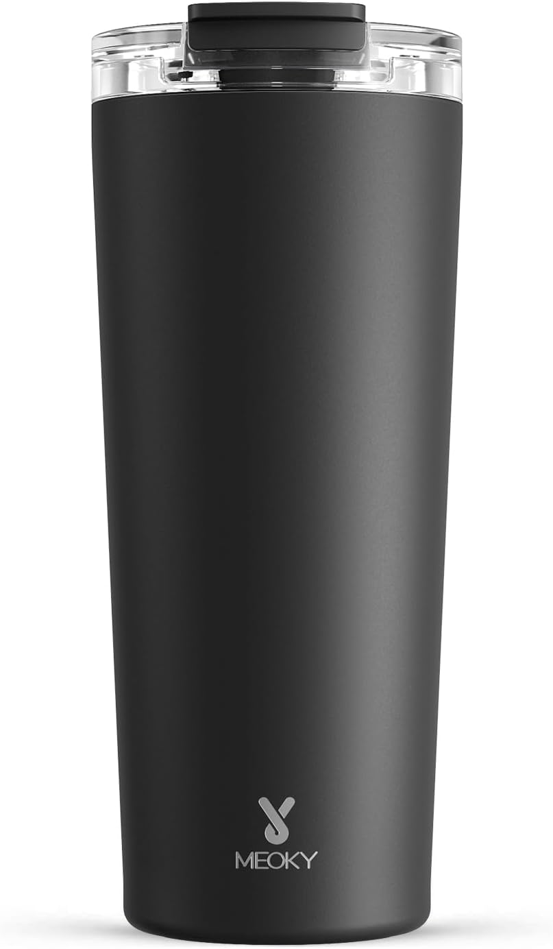Stainless Steel Insulated Travel Mug - 24 oz, Leak-proof, Night